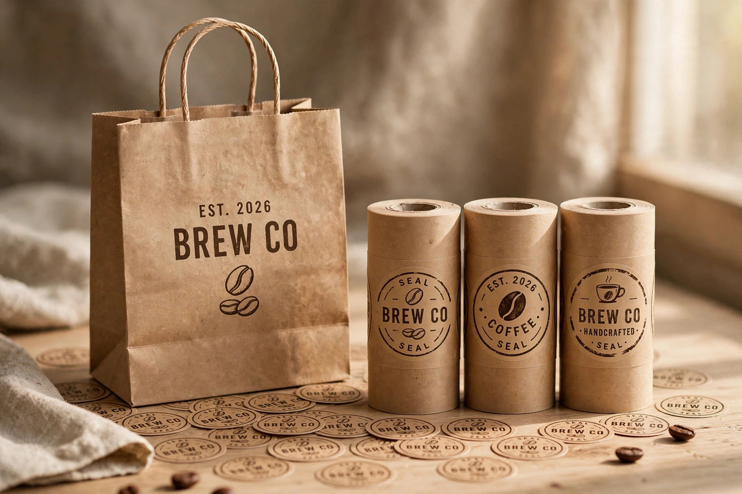 Free Mockup - See YOUR Logo On Our Bags & Seals (24H)
